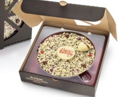 Pretty in Pink Happy Birthday Chocolate Pizza